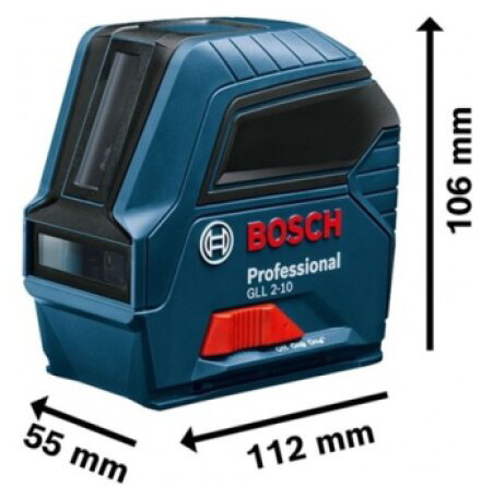Laser křížový Bosch GLL 2-10