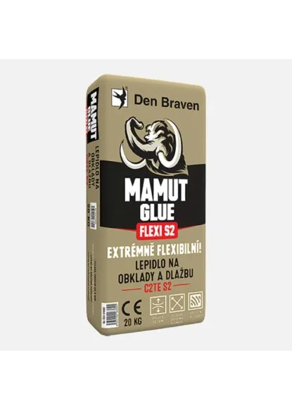 Lepidlo na obklady a dlažbu S2 MAMUT GLUE FLEXI 20kg