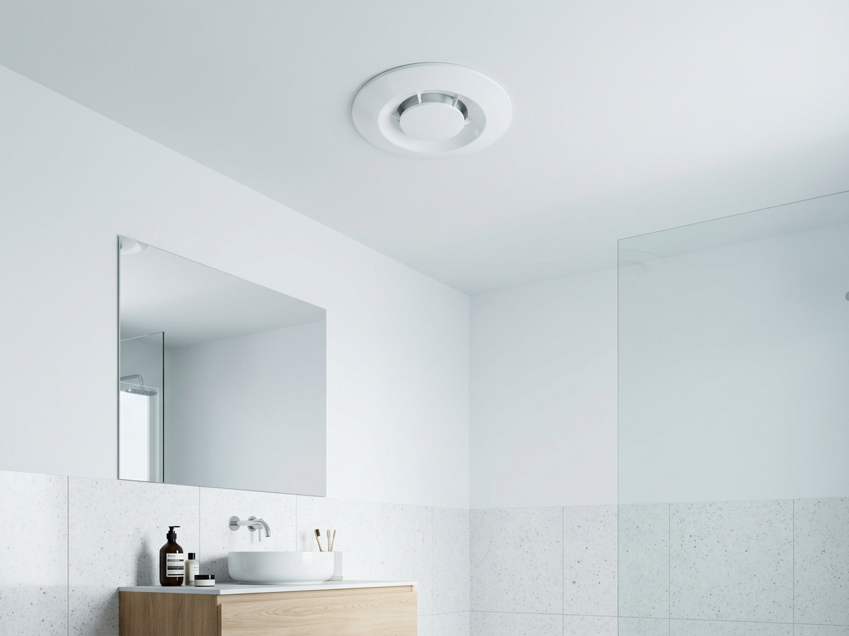 Stropní odtahový ventilátor s doběhem Ø 100 mm