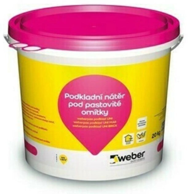 Nátěr základní bílý weberpas podklad UNI 20 kg