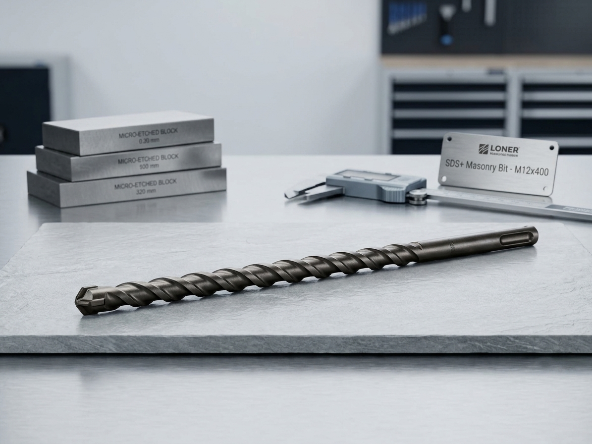 Vrták SDS + s vidiovým křížovým hrotem pro zdivo a beton 10 x 1000 mm