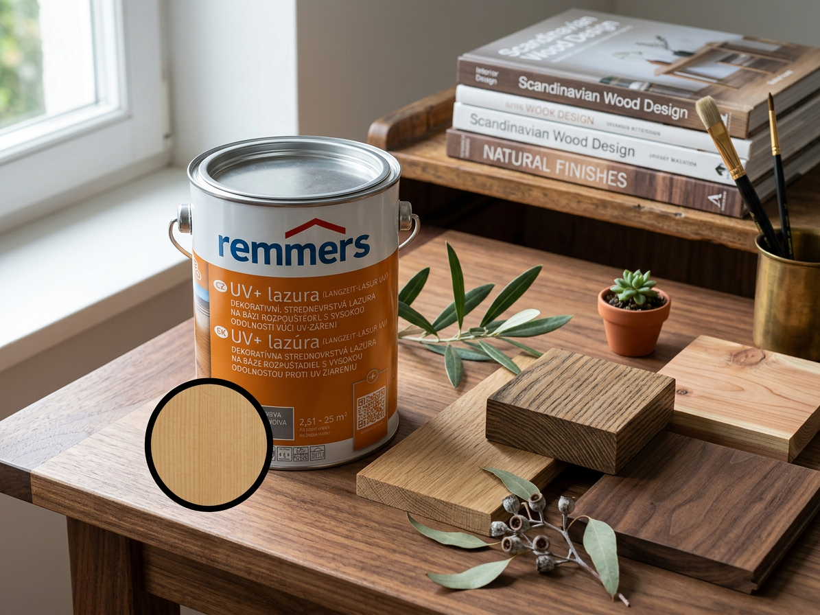 Lazura středněvrstvá Remmers UV+ bezbarvý 5 l