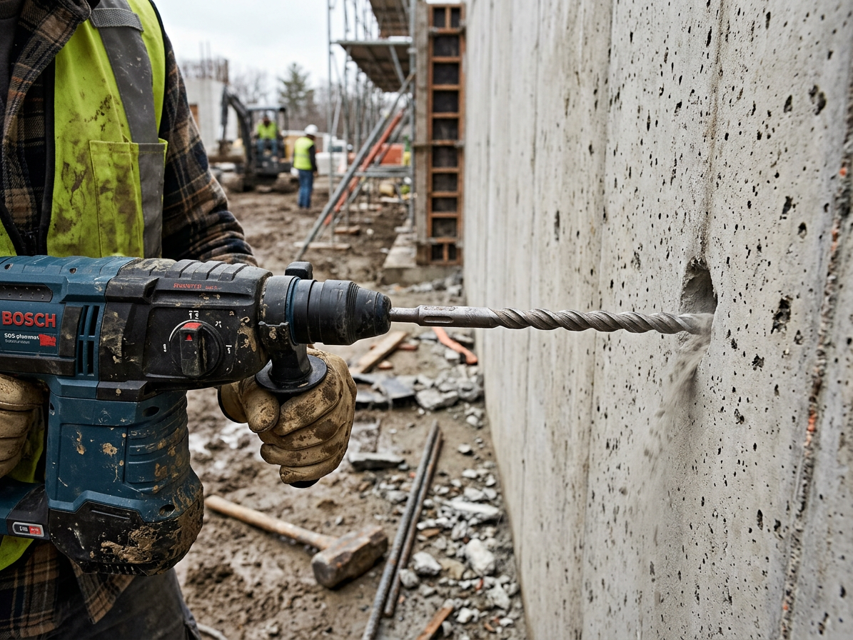 Vrták SDS + s vidiovým křížovým hrotem pro zdivo a beton 5 x 210 mm