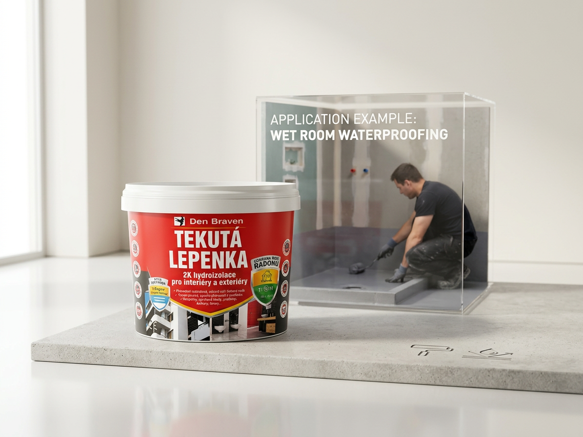 Tekutá lepenka Den Braven 2K hydroizolace 7 kg