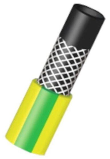 Hadice zahradní žluto - zelená neprůhledná 1/2" (10 m/bal.)