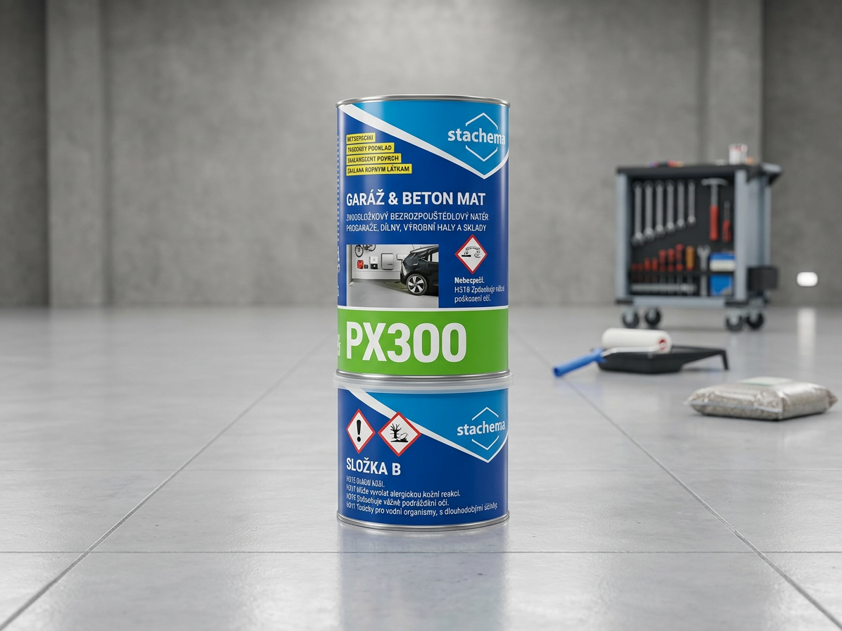 Nátěr epoxidový Stachema PX300 RAL 7045 šedá mat 5 kg