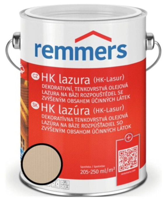 Lazura tenkovrstvá Remmers HK lazura weiss 5 l