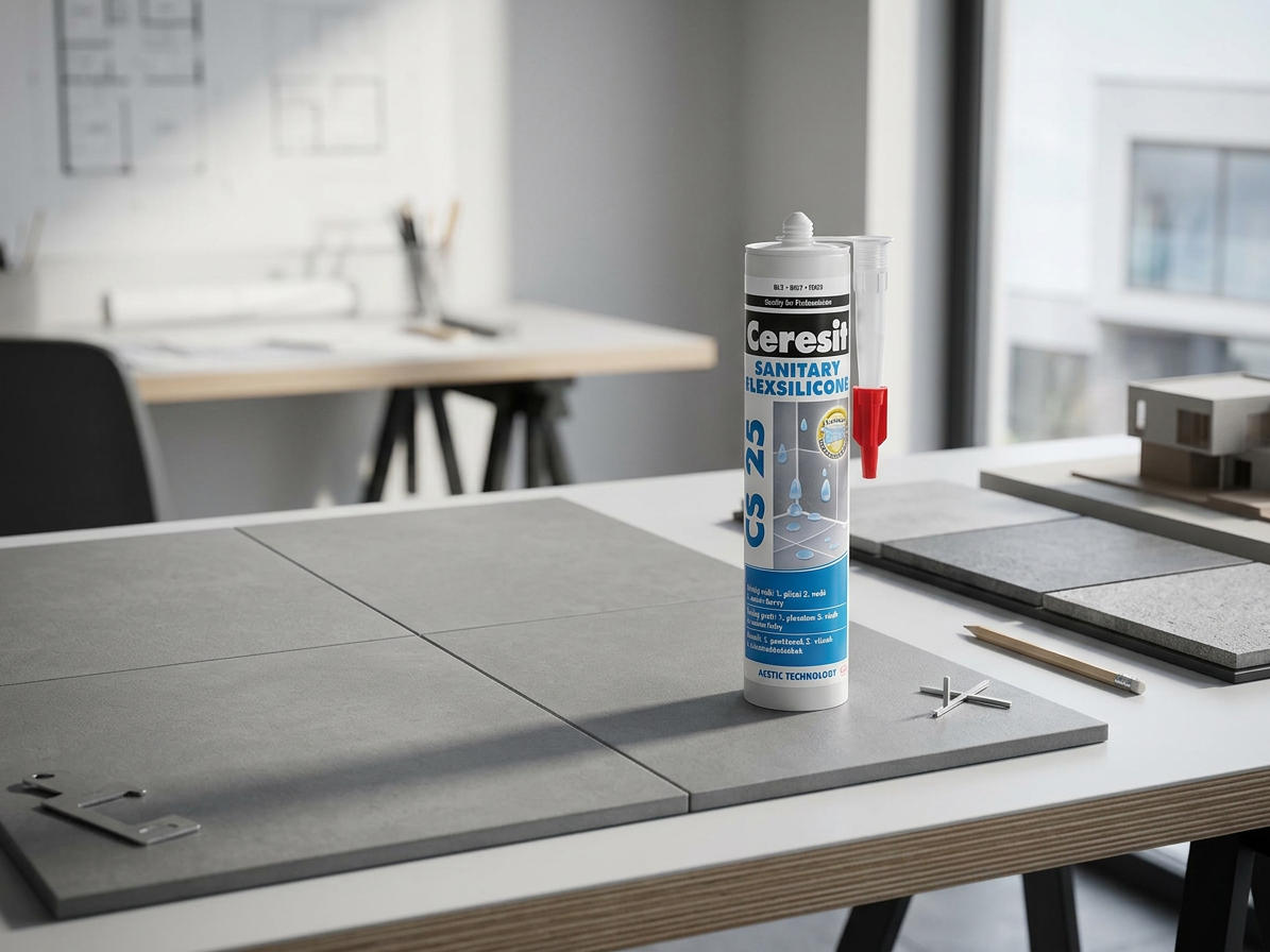 Tmel silikonový sanitární Ceresit CS 25 manhattan 280 ml