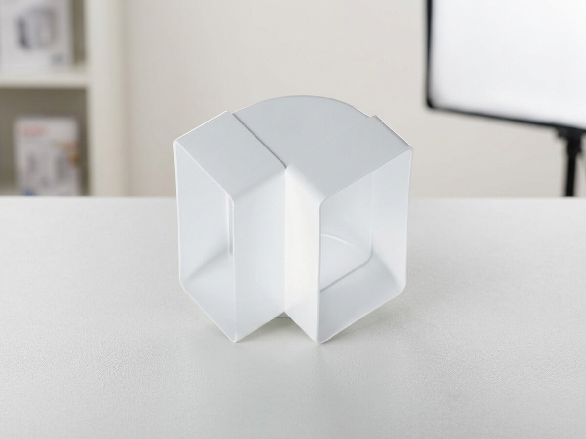 Koleno vertikální ploché 90° 150 × 75 mm