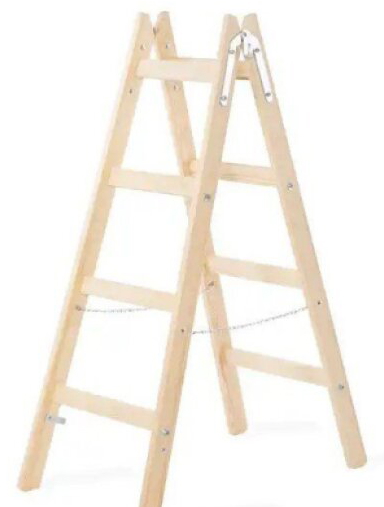 Štafle malířské dřevěné 2 x 4 příčky