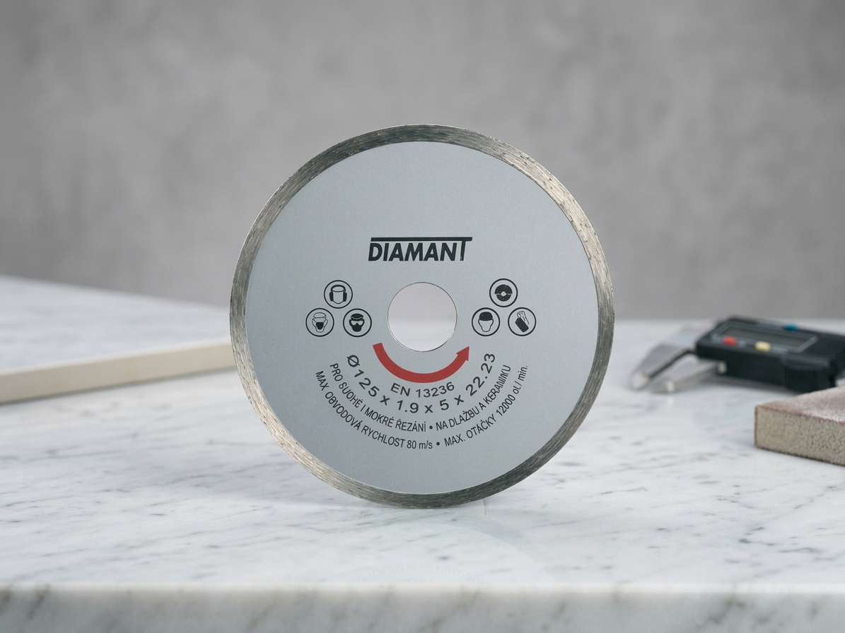 Diamantový kotouč plný STANDARD 180 mm