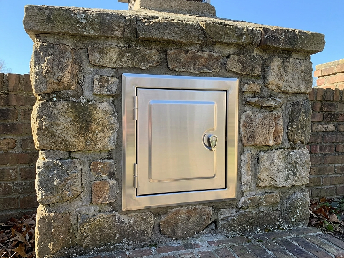 Komínová dvířka 150x250mm nerez