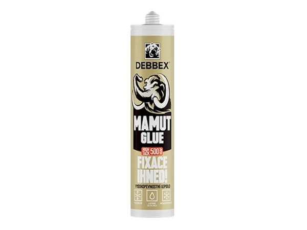 Lepidlo Den Braven MAMUT GLUE High Tack černý 290 ml