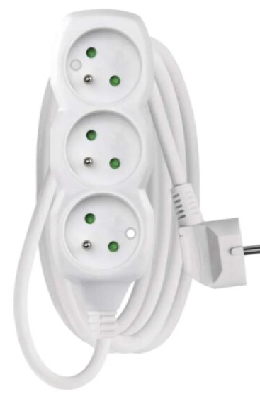 Kabel prodlužovací EMOS 3 x zásuvka 3 m