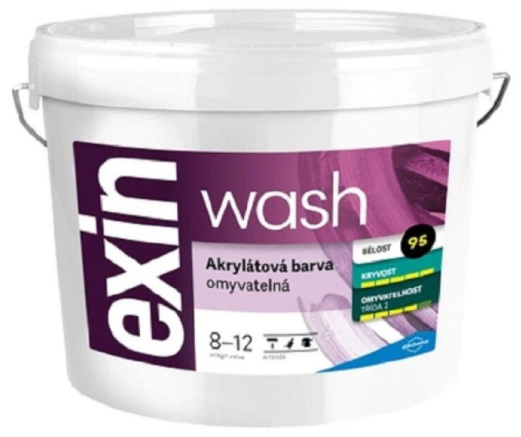 Barva akrylátová Stachema EXIN WASH bílá 7 kg