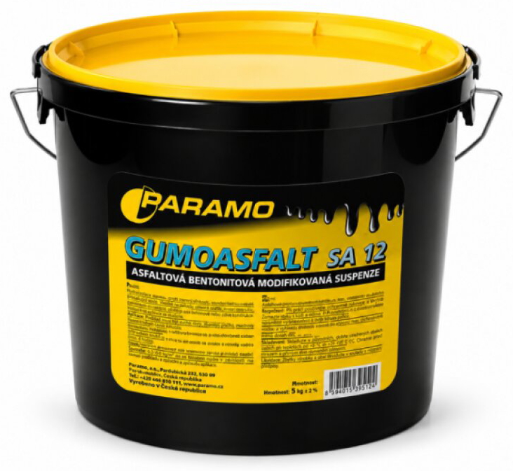 Suspenze asfaltová gumoasfalt SA 12 – 10 kg černá