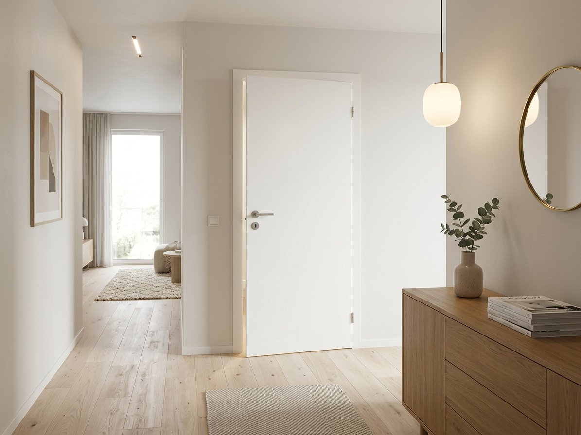 Dveře plné hladké Doornite voština bílé pravé 800 mm