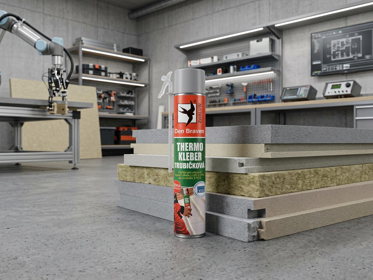 PU lepidlo na polystyren Thermo Kleber Den Braven 750 ml