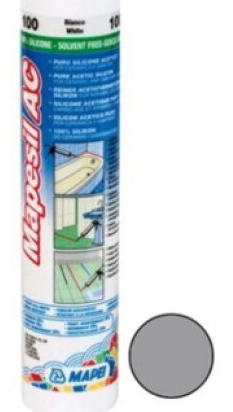 Tmel silikonový Mapei Mapesil AC 112 šedá střední 310 ml