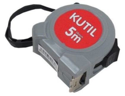 Metr svinovací „KUTIL“ jednobrzdový 19 mm x 5 m