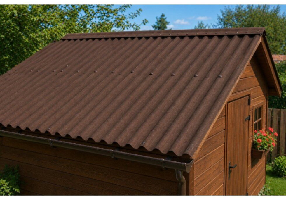 Hřebenáč Onduline A100 hnědý 1000×420 mm