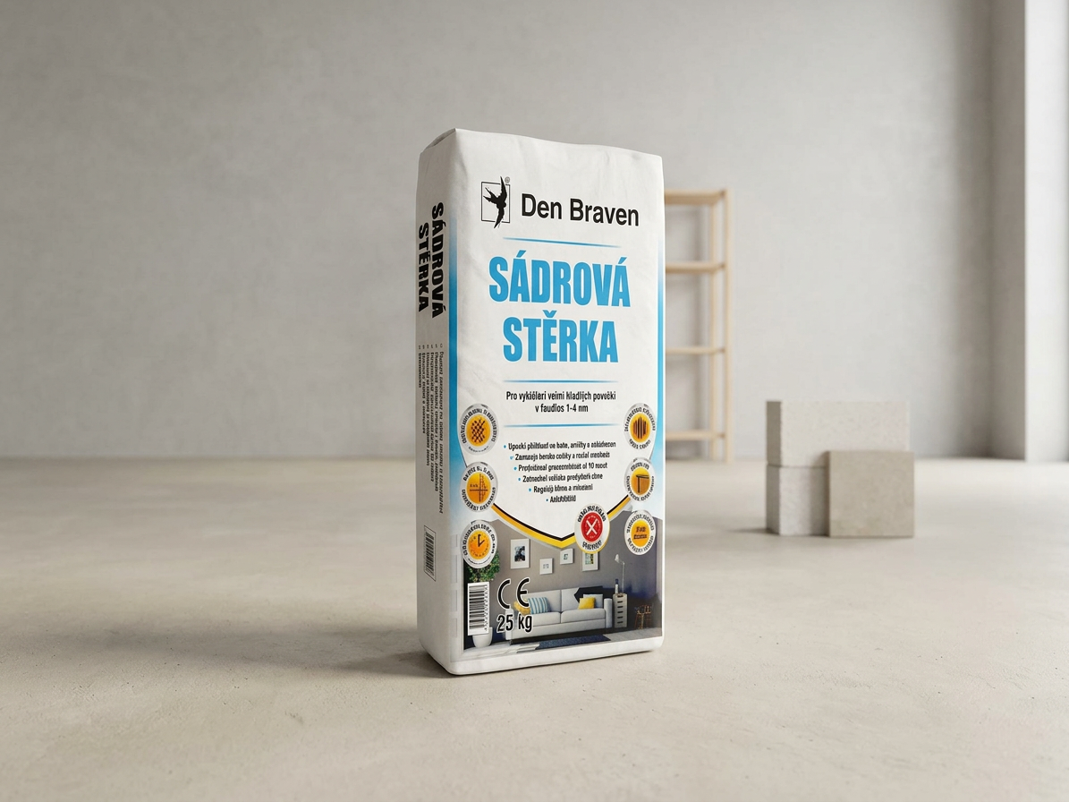 Sádrová stěrka Den Braven 25 kg
