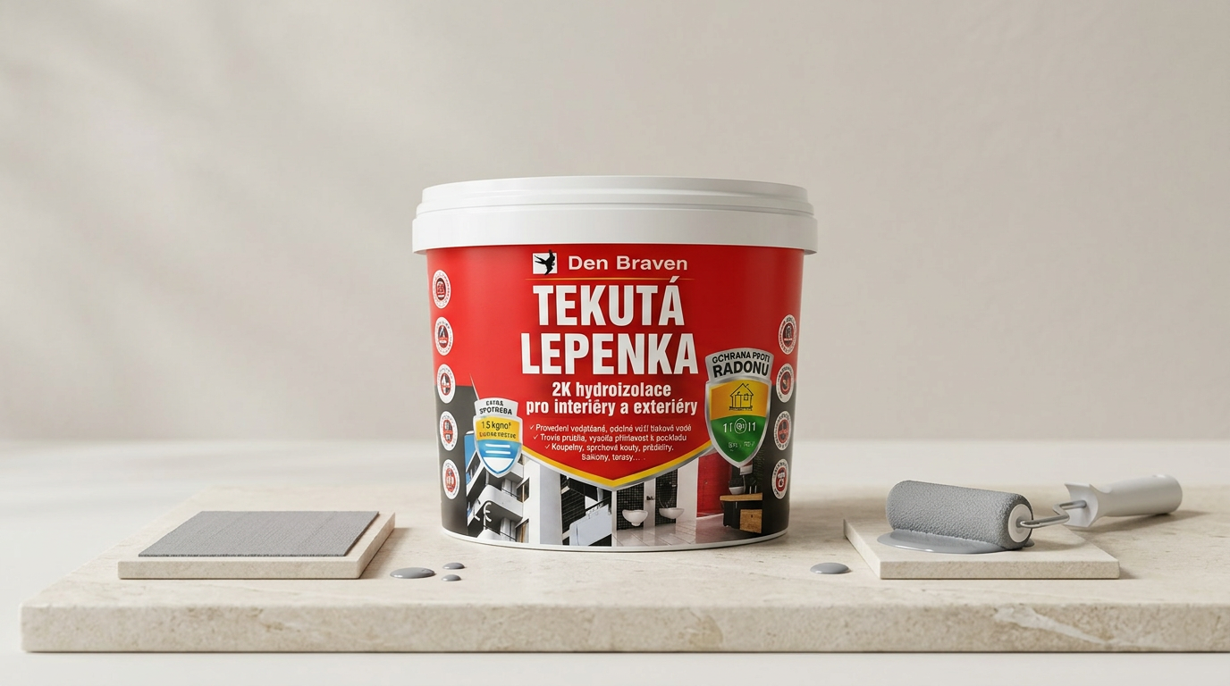 Tekutá lepenka Den Braven 2K hydroizolace 14 kg