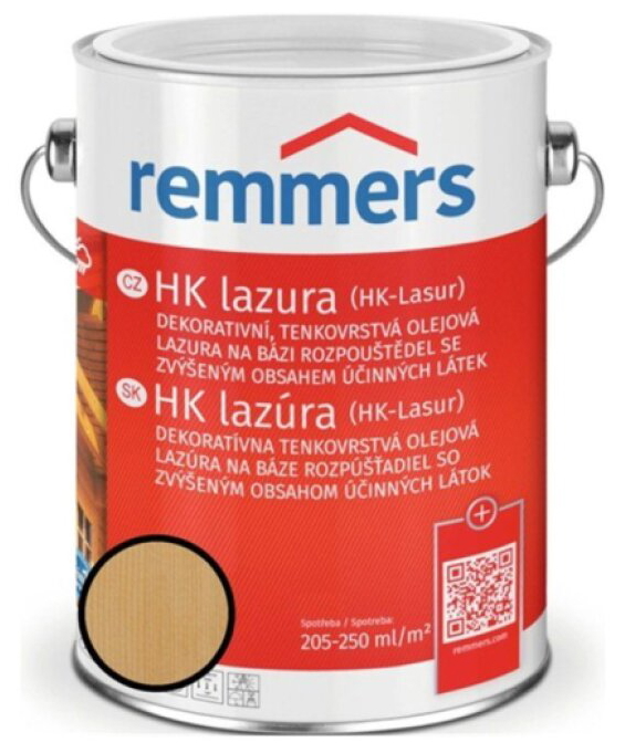 Lazura tenkovrstvá Remmers HK lazura farblos 2,5 l