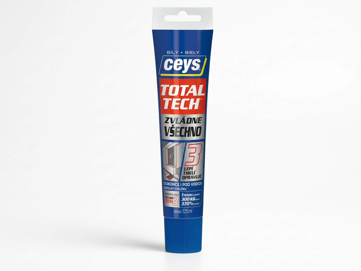 Tmel lepicí Ceys TOTAL TECH Express bílý 125 ml