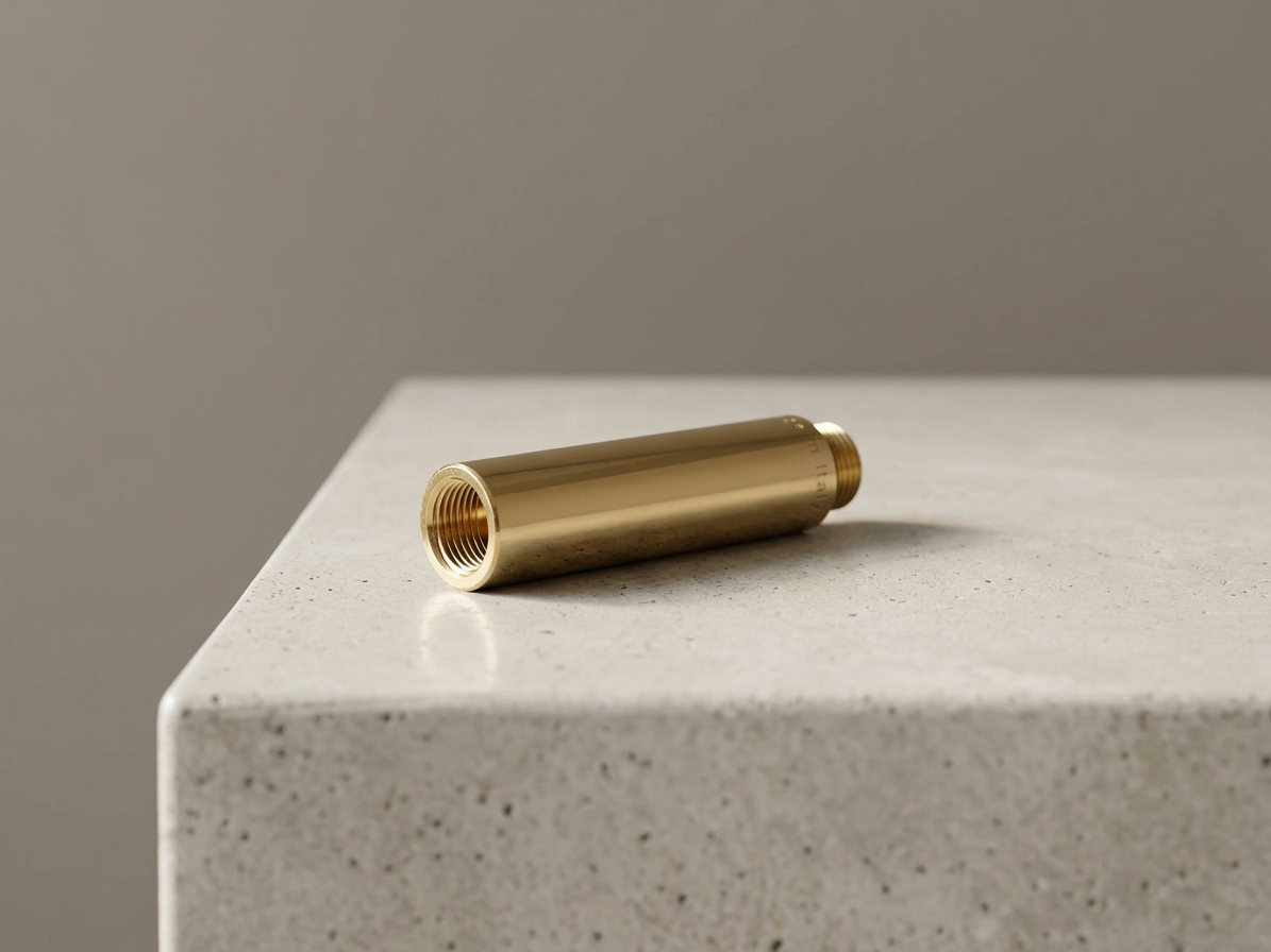 Prodloužení mosazné lesklé 1/2"×25 mm MF