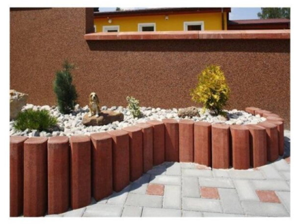 Palisáda betonová BEST PREMIUM červená 110×110×600 mm