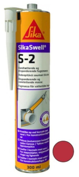 Tmel polyuretanový SikaSwell S-2 červený 300 ml