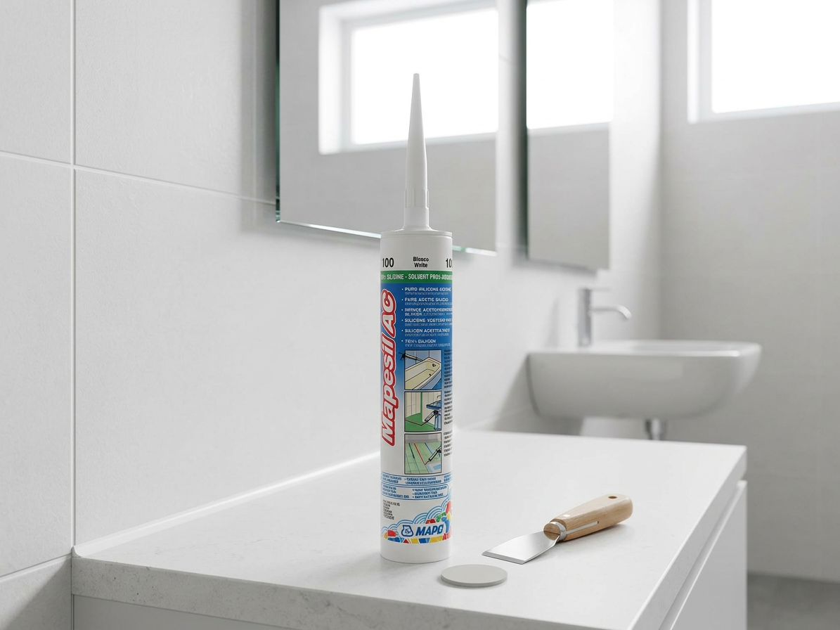 Tmel silikonový Mapei Mapesil AC 110 manhattan 2000 310 ml