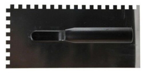 Hladítko nerez zub 8 mm 130×270 mm