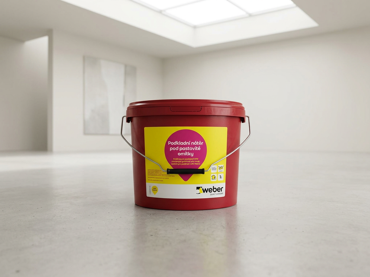 Nátěr základní červený weberpas podklad UNI 1 kg