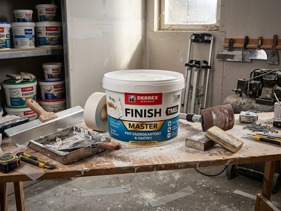 Den Braven Tmel pro sádrokartony a omítky FINISH 14 kg