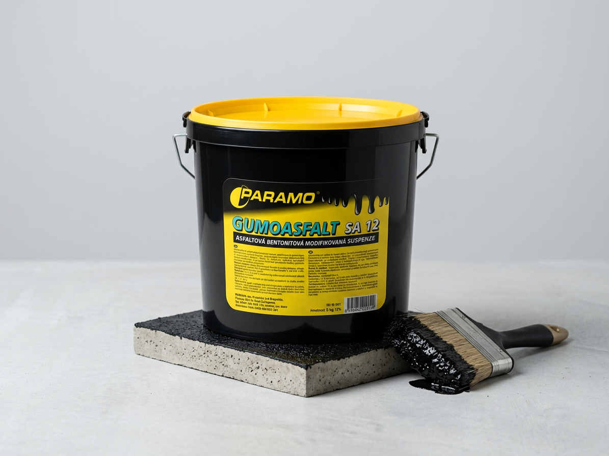 Suspenze asfaltová gumoasfalt SA 12 – 5 kg černá