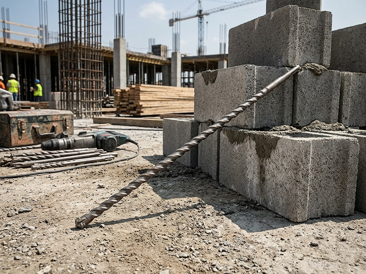 Vrták SDS + s vidiovým křížovým hrotem pro zdivo a beton 10 x 1000 mm
