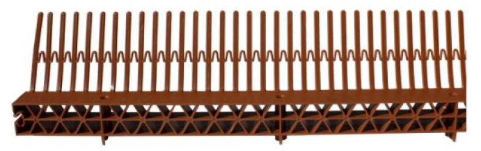Okapový hřeben BRIDG COMB 60mmx1m cihlově červená