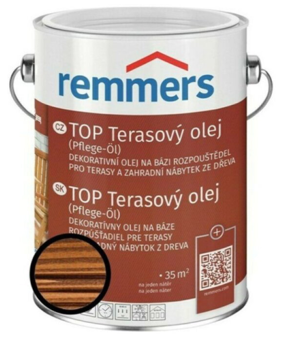 Olej terasový Remmers TOP ořech 2,5 l