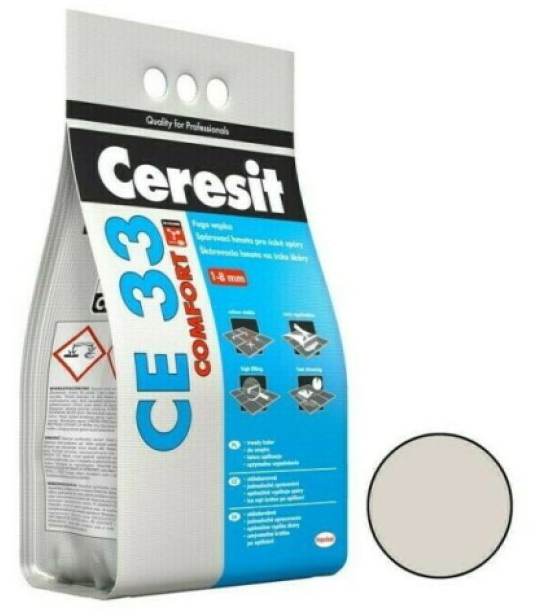 Hmota spárovací Ceresit CE 33 silver 5 kg