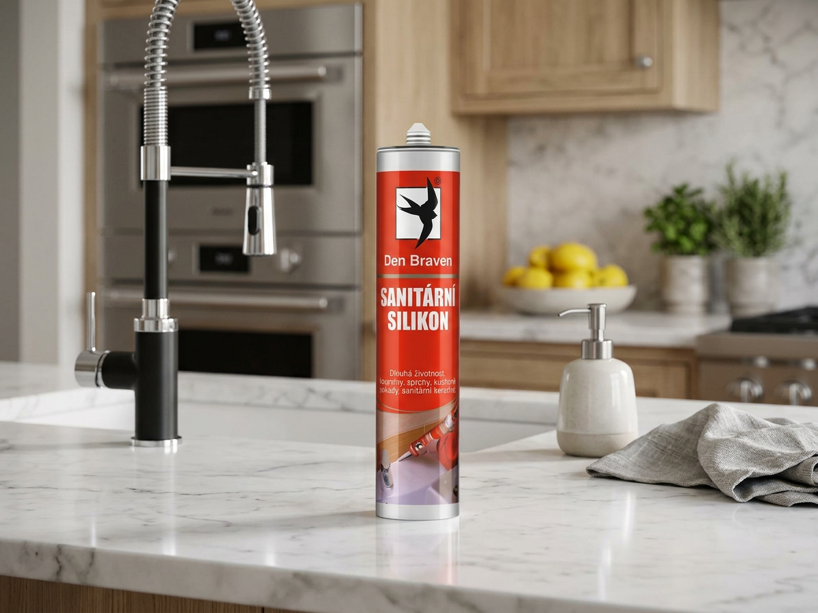 Sanitární silikon bahama Den Braven 280 ml