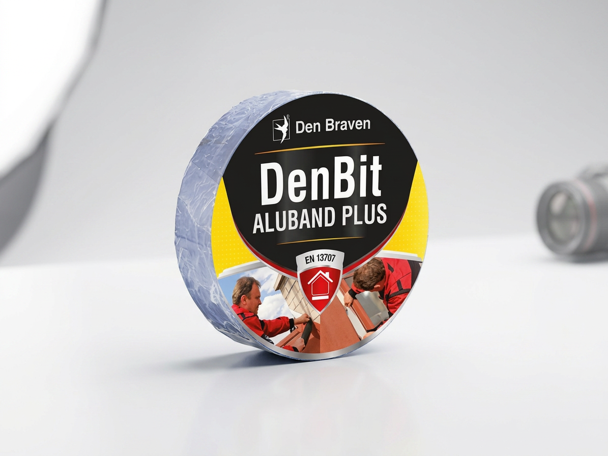 Páska bitumenová Den Bit Aluband Plus 75 mm (10 m/bal.)