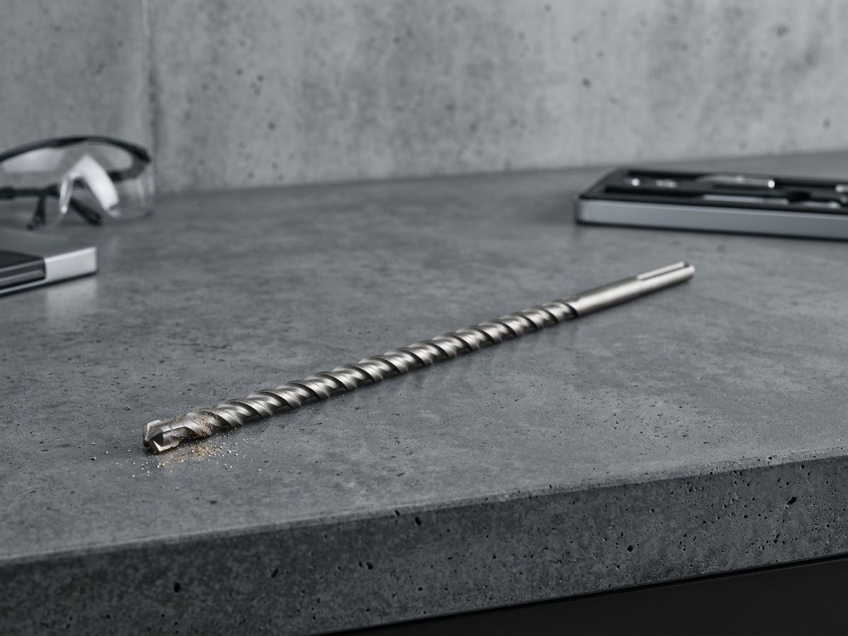 Vrták SDS + s vidiovým křížovým hrotem pro zdivo a beton 22 x 600 mm