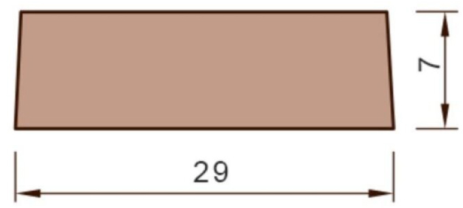 Deska PZD P5–890×290×70mm
