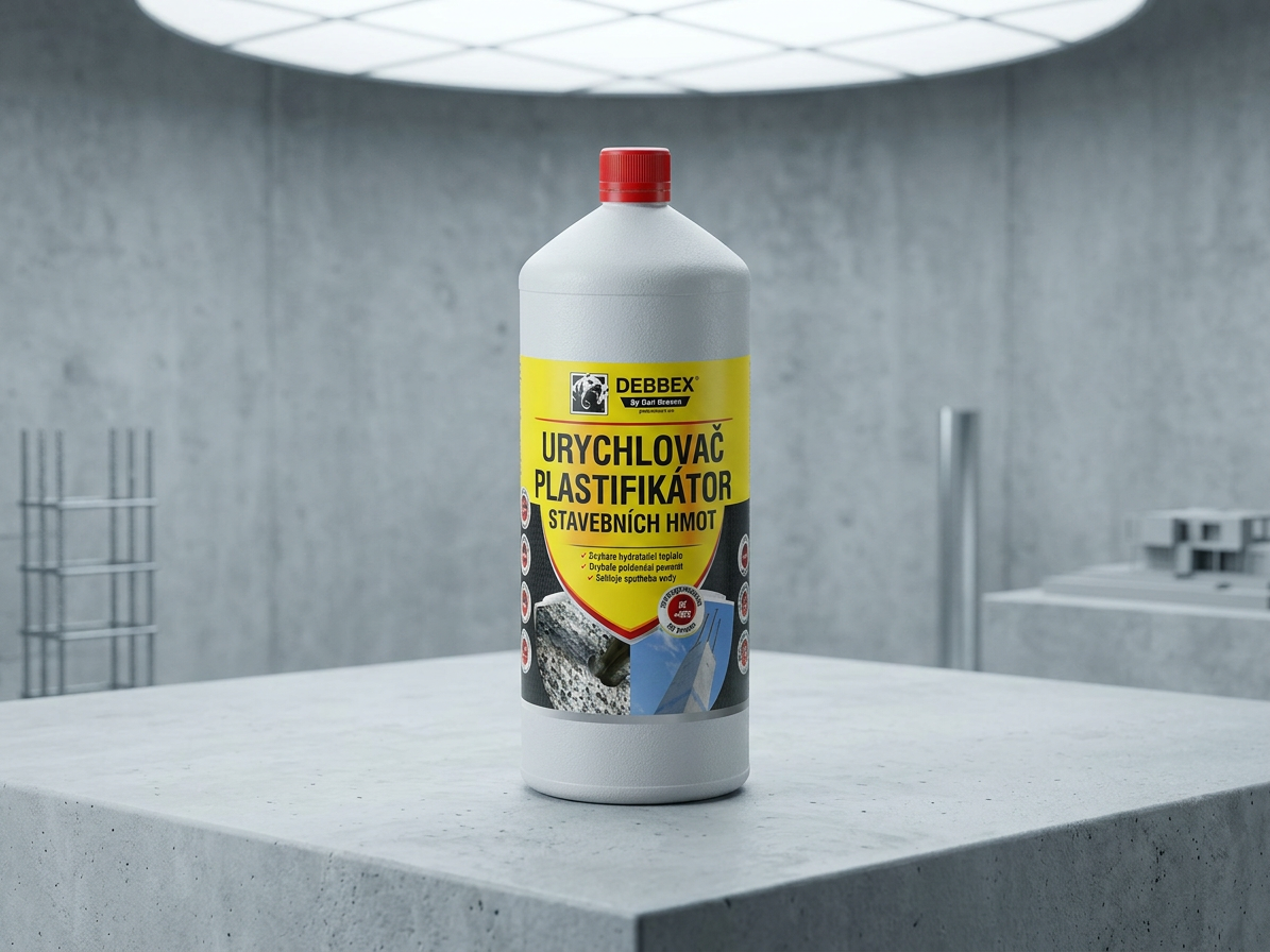 Urychlovač a plastifikátor stavebních hmot 1 l