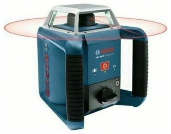 Rotační laser BOSCH GRL 400 H + LR 1 + příruční kufr