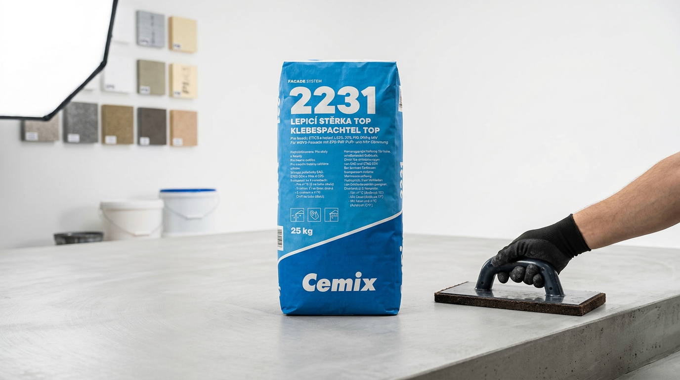 Hmota lepicí a stěrková Cemix 2231 TOP s vláknem - 25kg