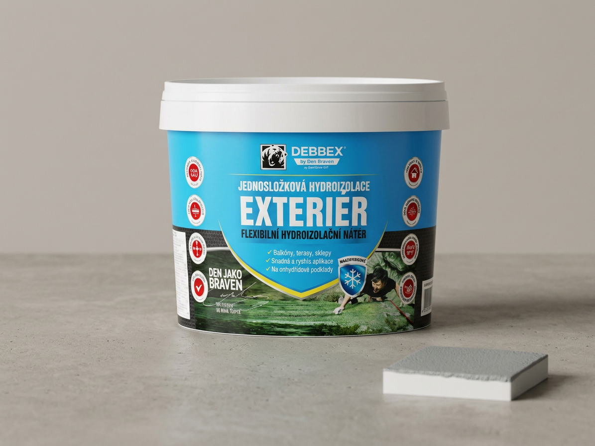 Hydroizolace 1K EXTERIÉR Den Braven 2,5 kg