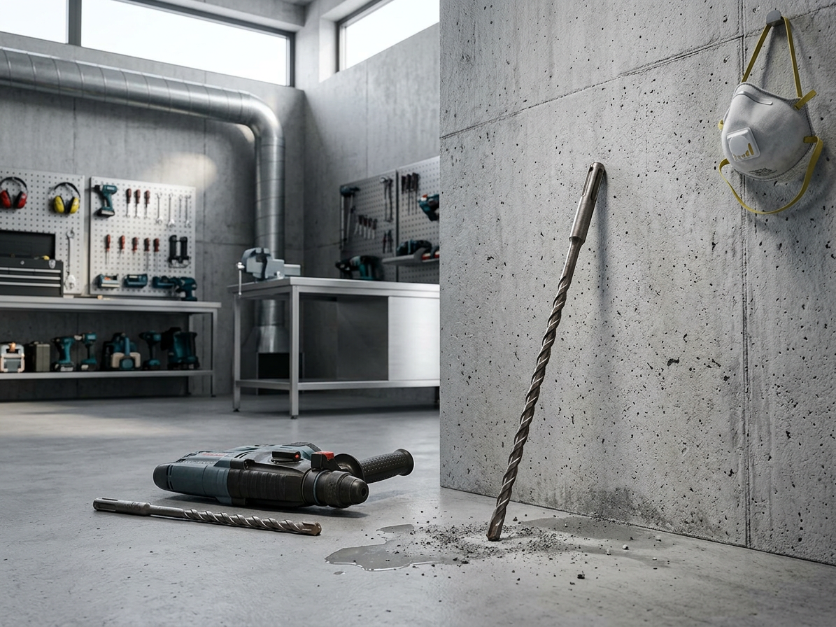 Vrták SDS + s vidiovým křížovým hrotem pro zdivo a beton 5 x 210 mm
